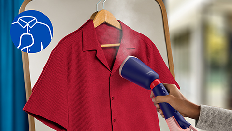 Pointed tip: perfect for tricky-to-iron areas